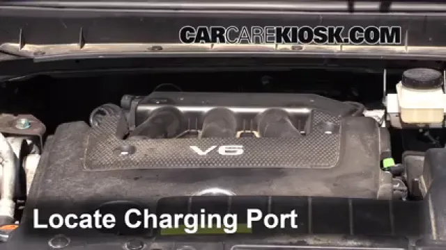 2012 Nissan Murano SL 3.5L V6 Climatisation Ajouter du réfrigérant